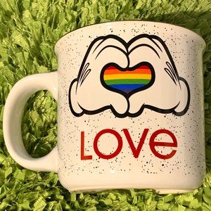 Disney Rainbow Collection LOVE Mug (New)